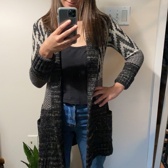 Lucky Brand Knit Pattern Wool Sweater - Picture 2 of 12